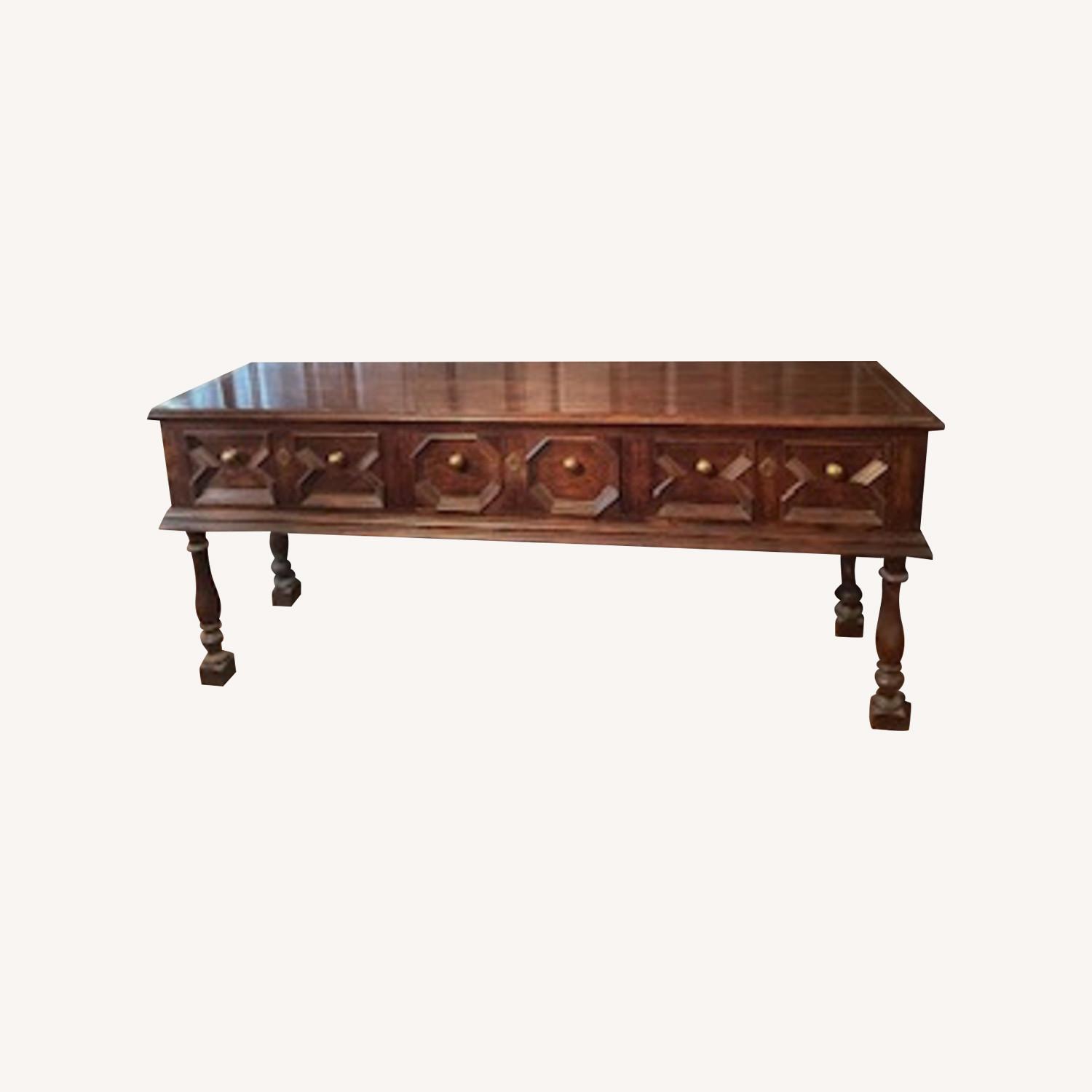 Century Furniture Dark Brown Wood Sideboard - image-0
