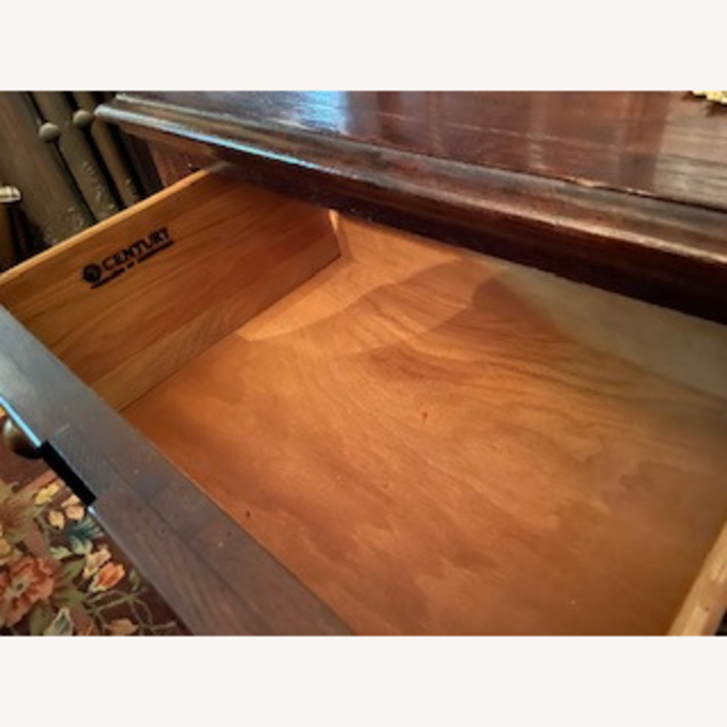 Century Furniture Dark Brown Wood Sideboard - image-4