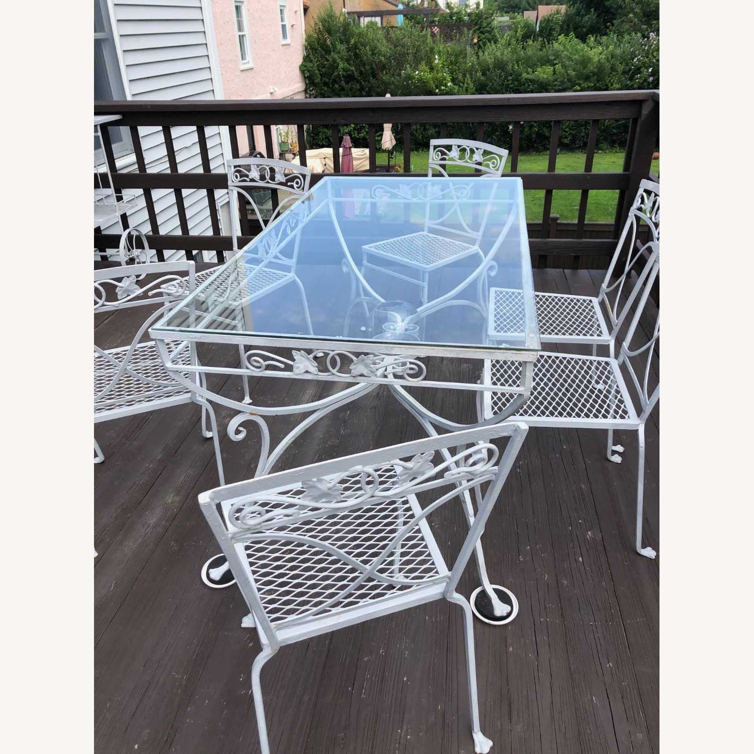 Vintage/Antique Finds Light Gray Metal Dining Sets - image-5