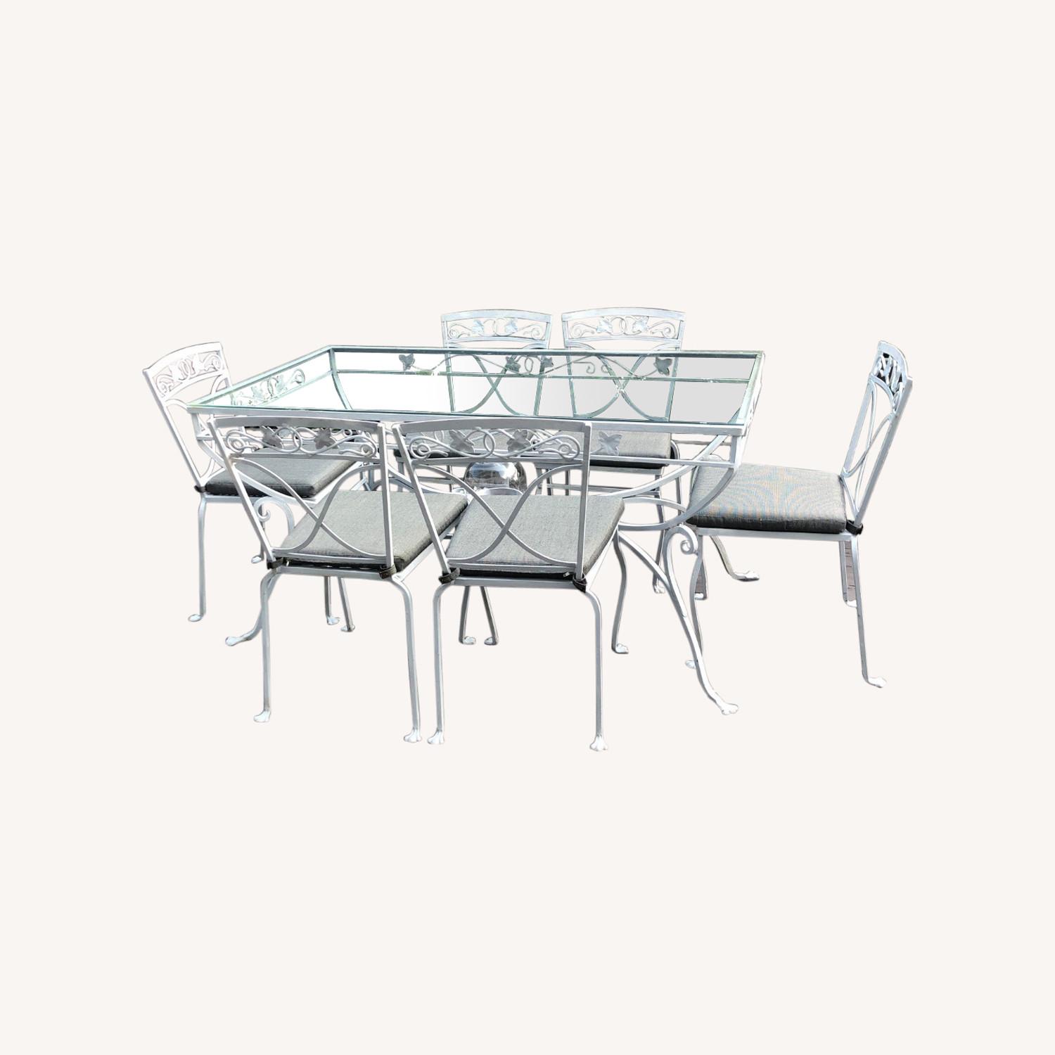 Vintage/Antique Finds Light Gray Metal Dining Sets - image-0