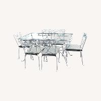 Vintage/Antique Finds Light Gray Metal Dining Sets