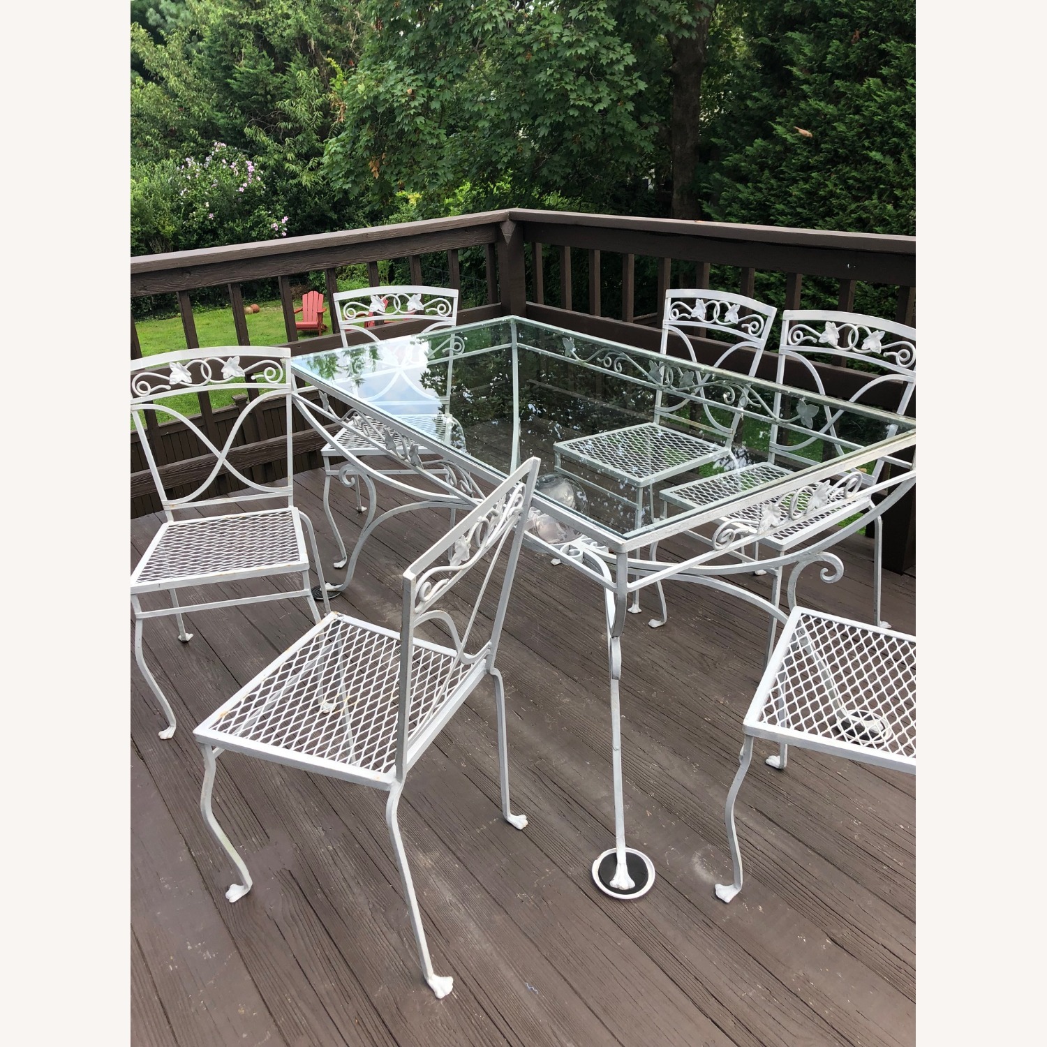 Vintage/Antique Finds Light Gray Metal Dining Sets - image-2