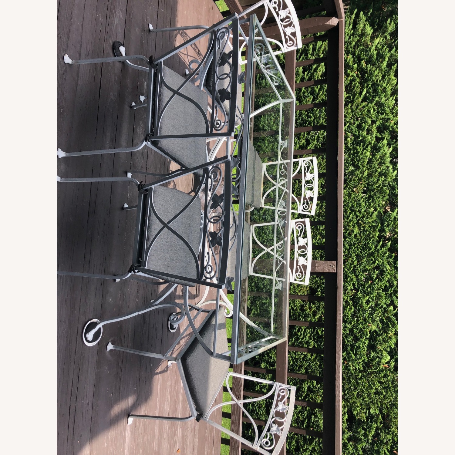 Vintage/Antique Finds Light Gray Metal Dining Sets - image-3