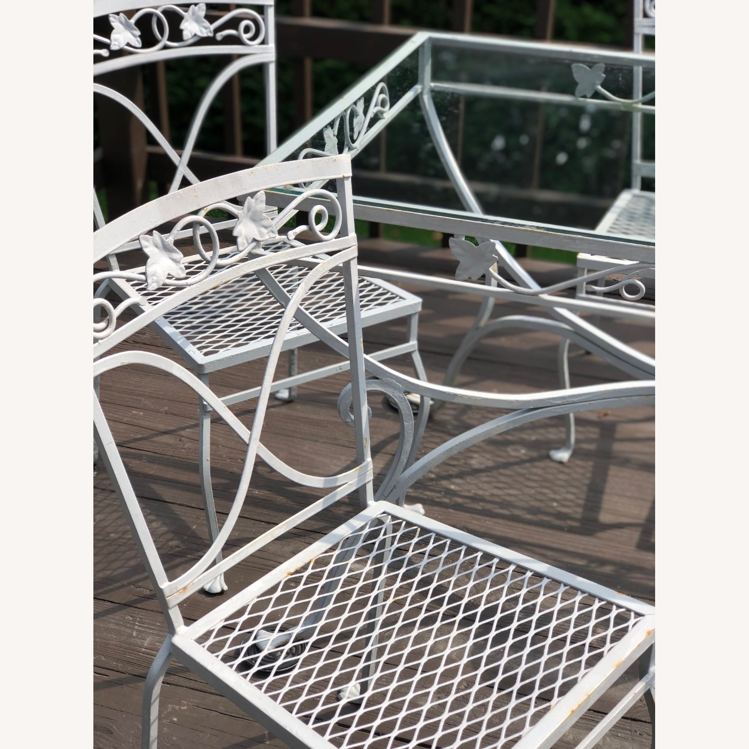 Vintage/Antique Finds Light Gray Metal Dining Sets - image-4