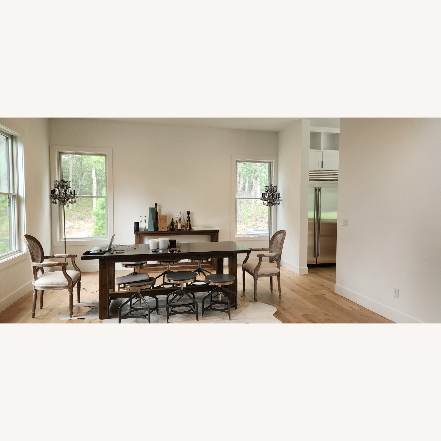 Restoration Hardware Parsons Dining Table - image-2