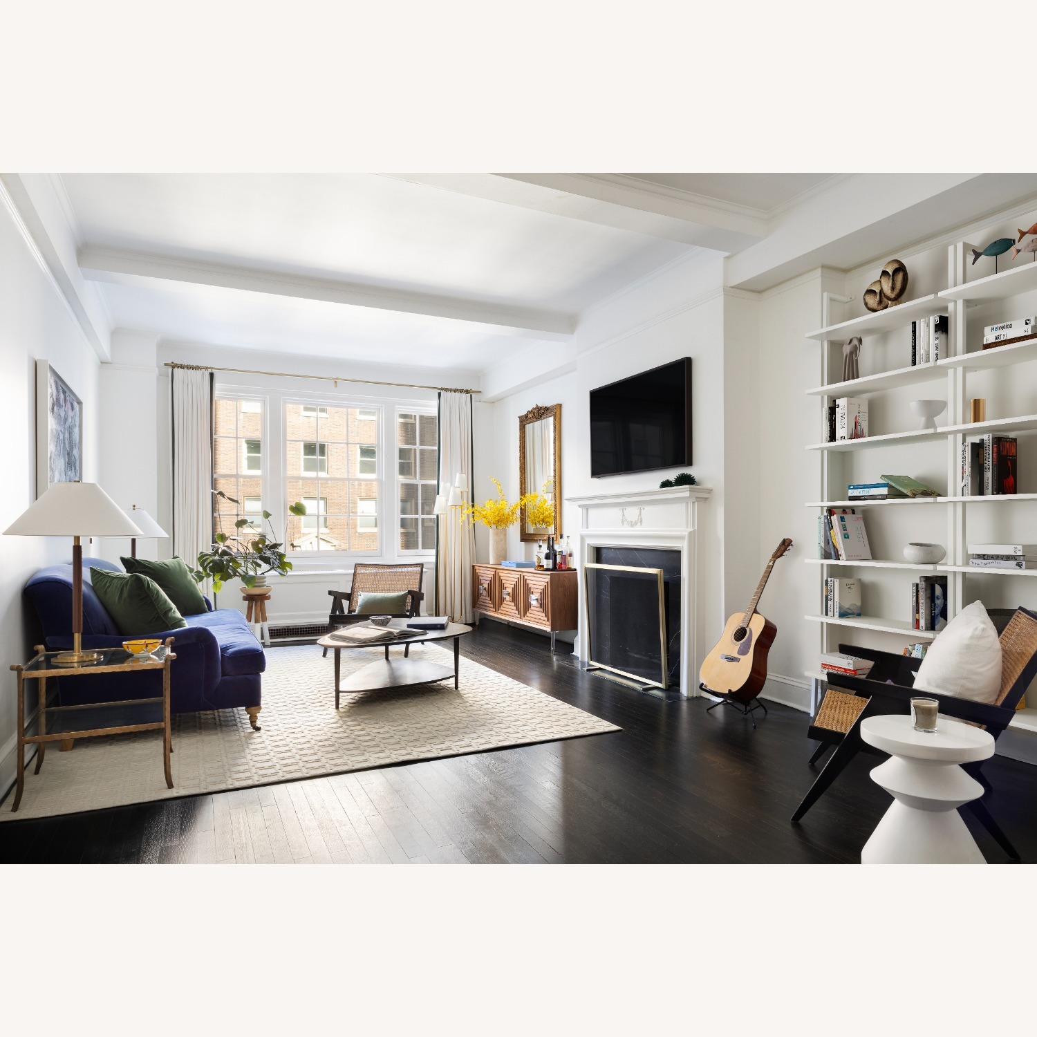 Restoration Hardware Fleur-De-Lys Gilt Mirror - 35" x 56" - image-1