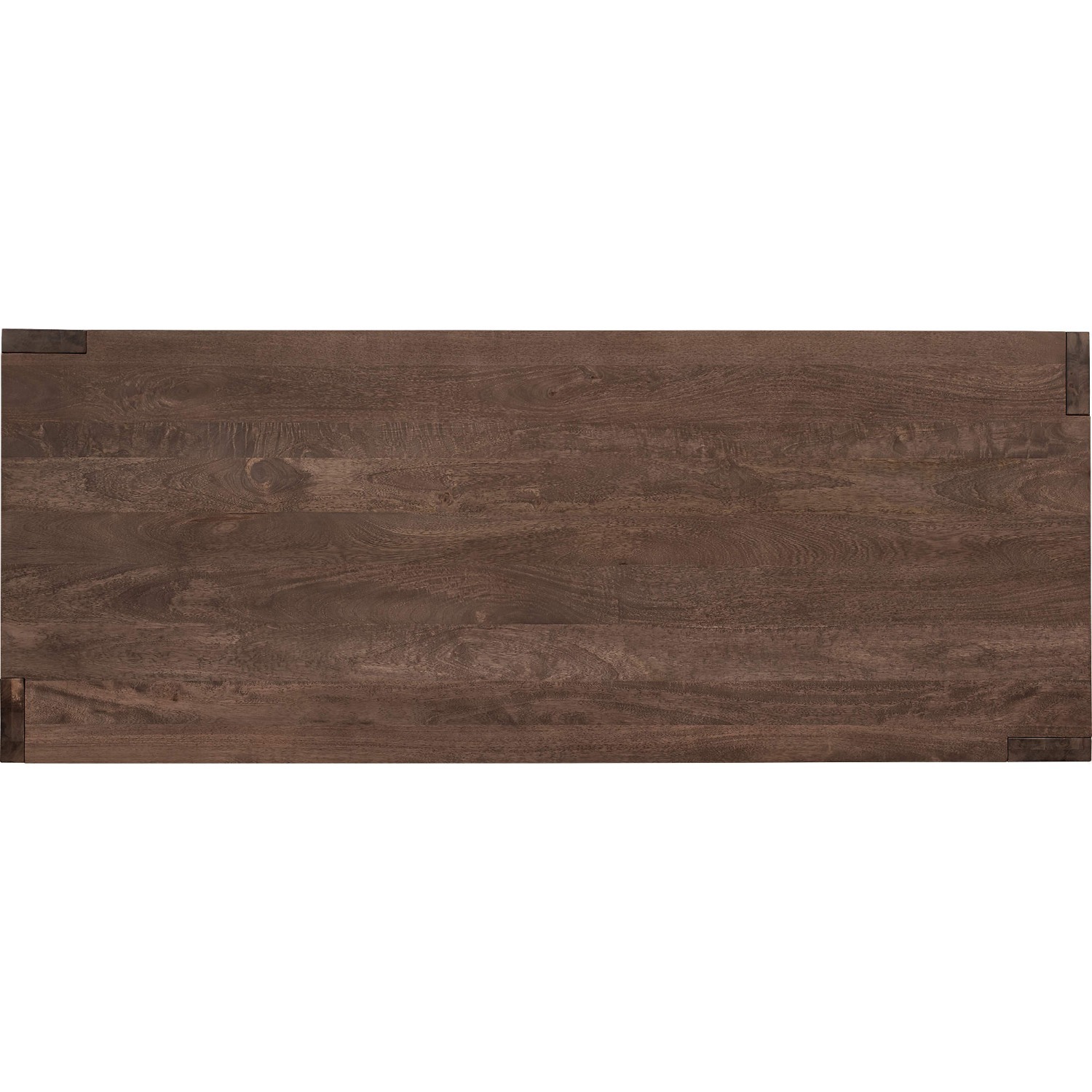 CB2 Blox 91" Rectangular Brown Wood Dining Table - image-2