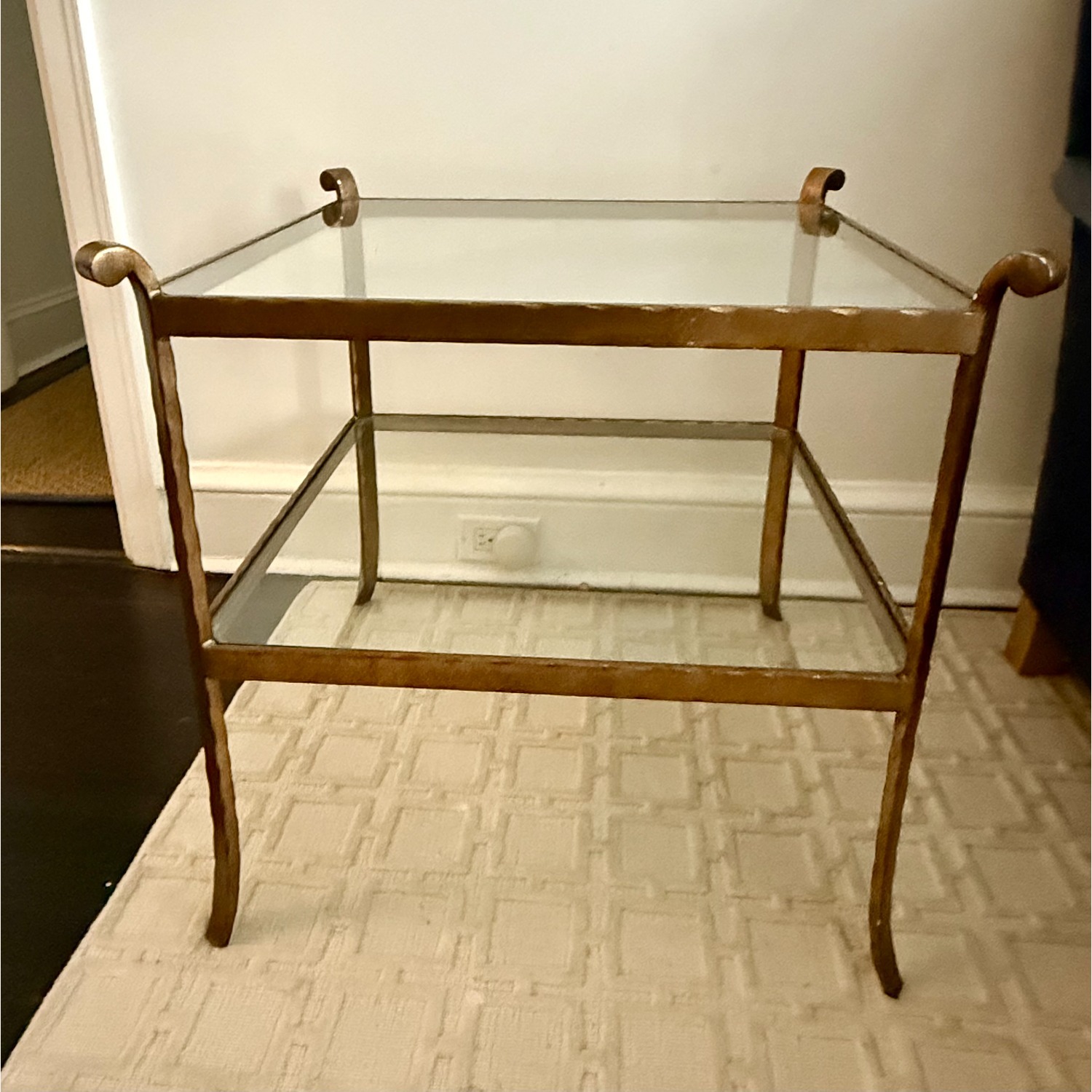 Serena & Lily St Germain Glass Side Tables - image-1