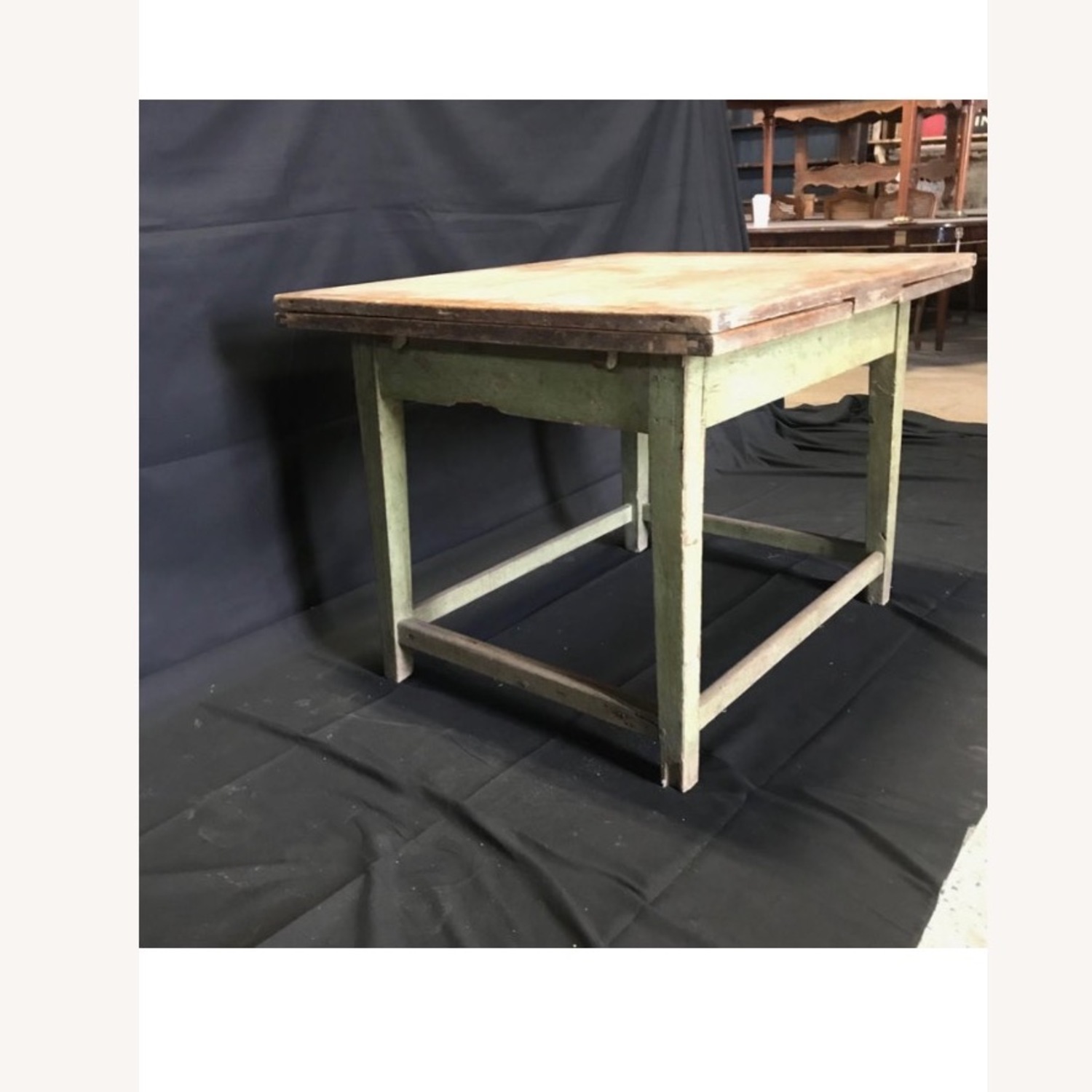 Antique Rustic French Extendable Farm Table - image-5