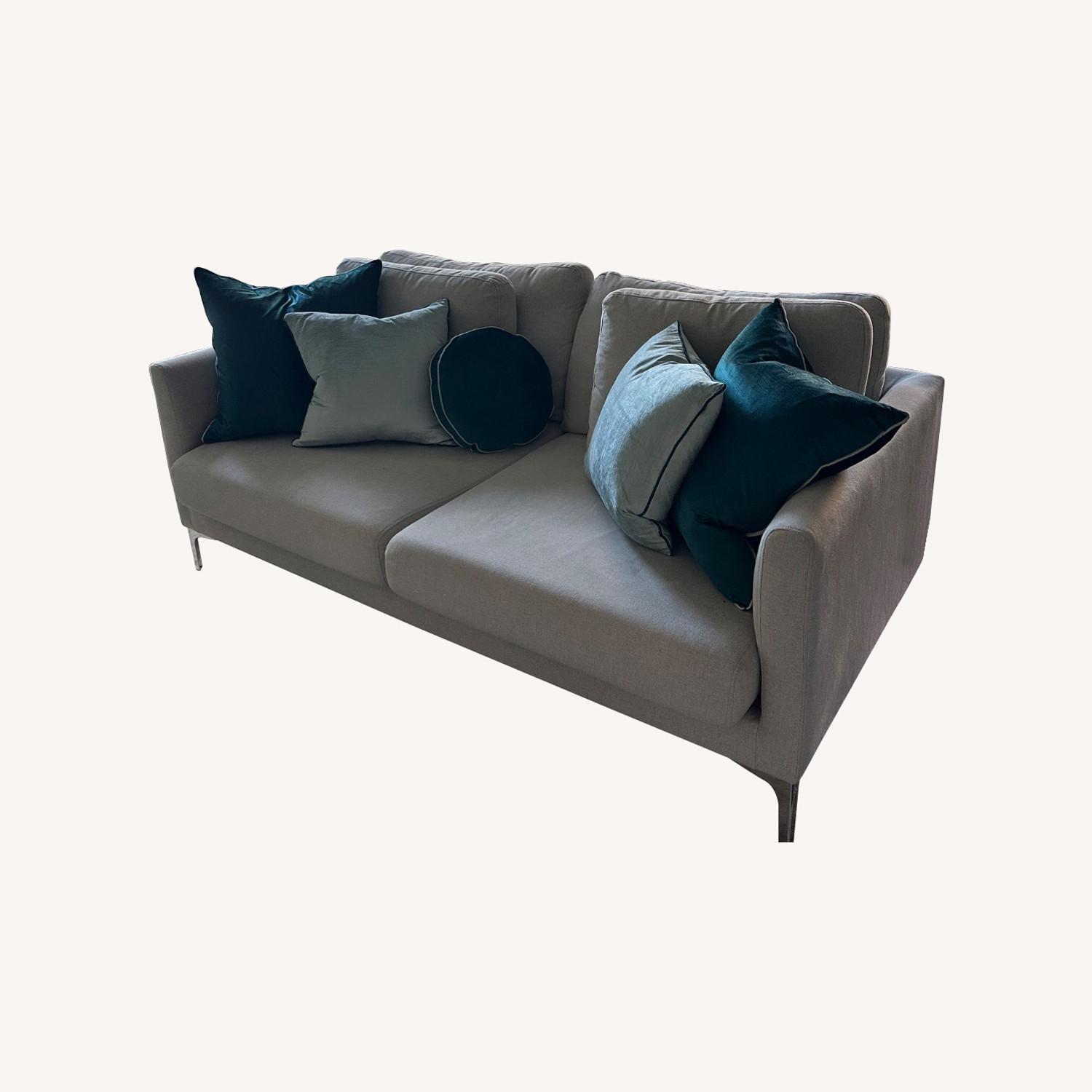 Casterly Pebble Loveseat - image-0