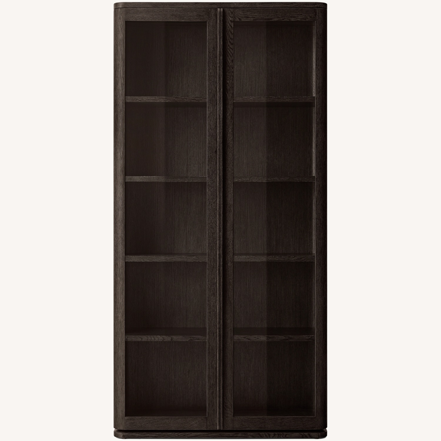 Restoration Hardware Ligné Glass Cabinet - image-0
