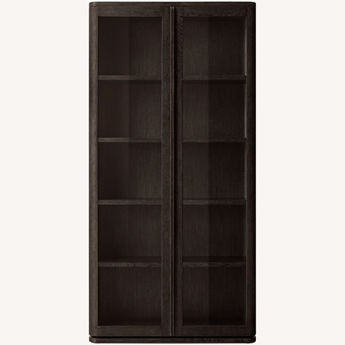 Used Restoration Hardware Ligné Glass Cabinet for sale on AptDeco