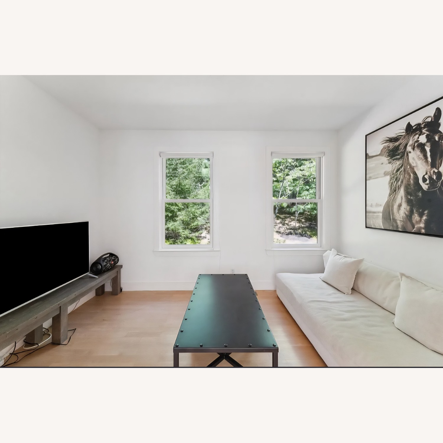 Restoration Hardware 1920s English Mail Sorter Chain Metal Coffee Table - image-4