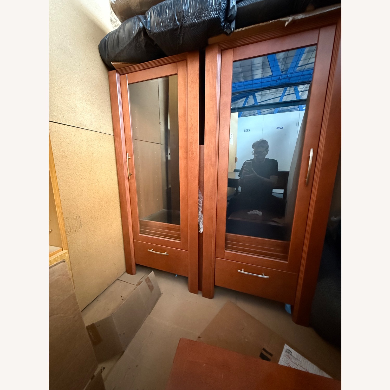 Light Brown Media Storage - AptDeco