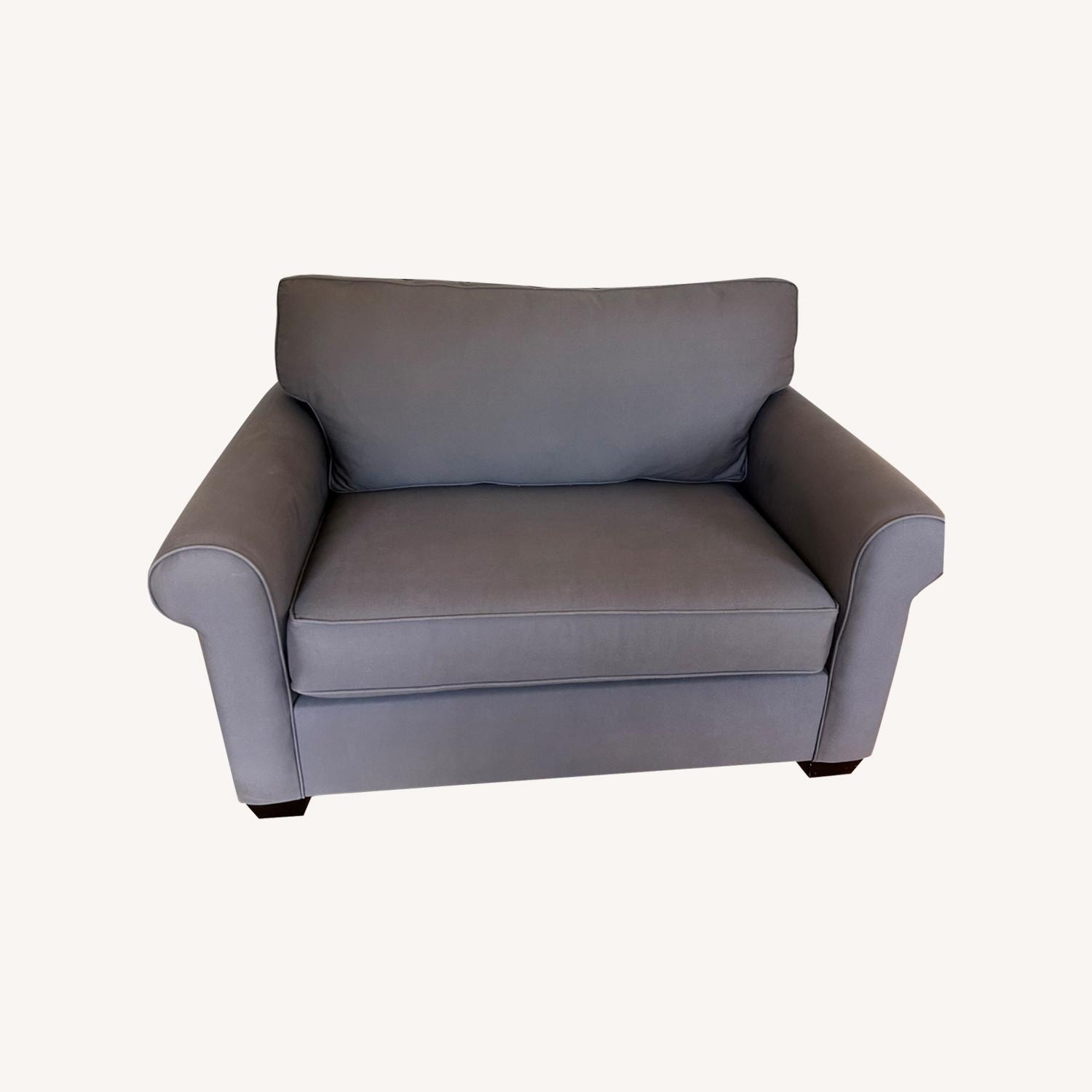 PB Buchanan Roll Arm Twin Sleeper Sofa - image-0