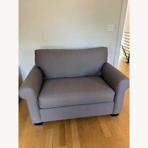 Used PB Buchanan Roll Arm Twin Sleeper Sofa for sale on AptDeco