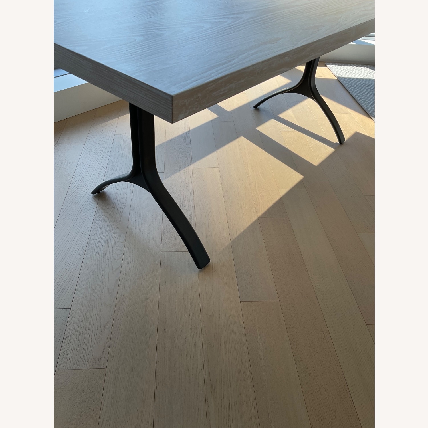 West Elm Avery Wishbone White Dining Table - image-6