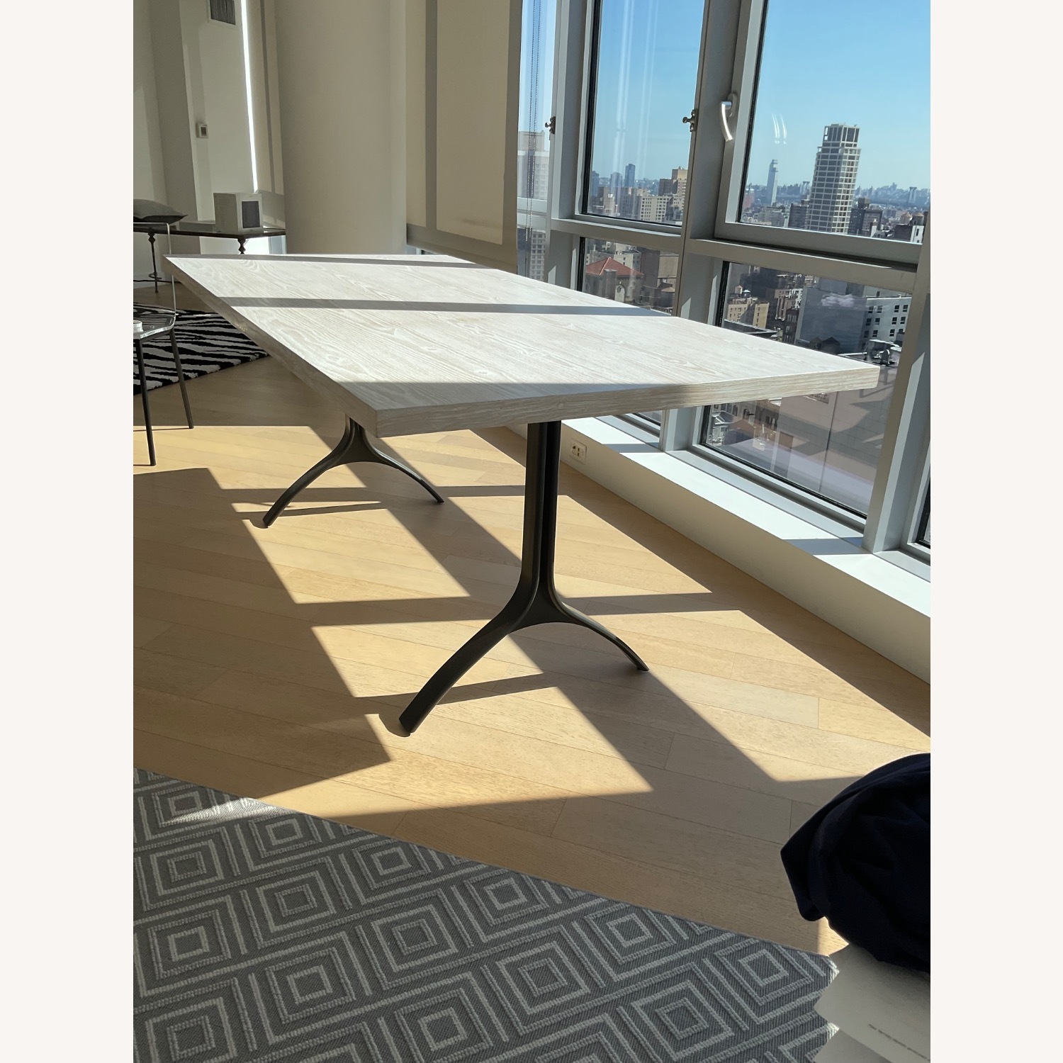 West Elm Avery Wishbone White Dining Table - image-17