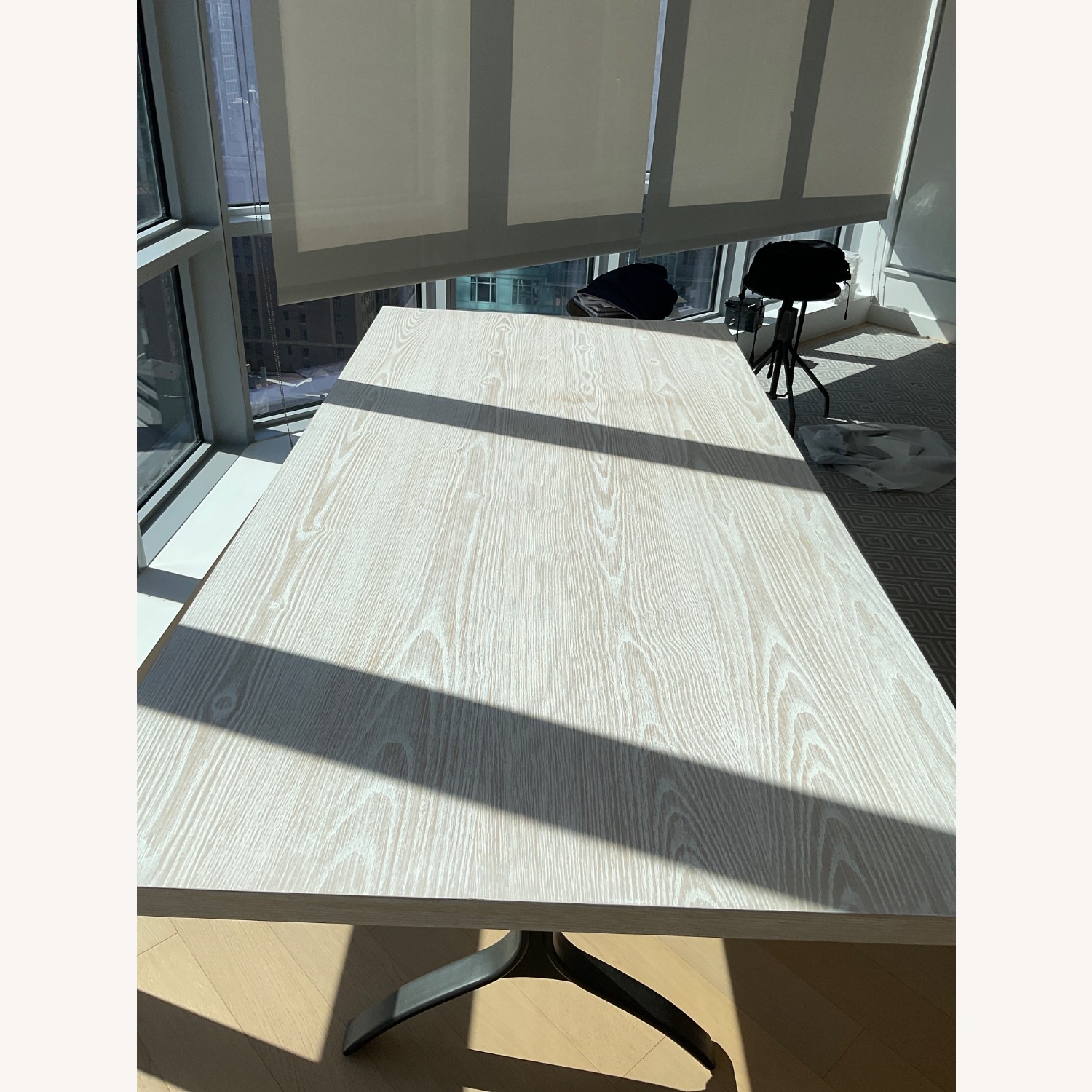 West Elm Avery Wishbone White Dining Table - image-19