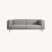 Wayfair Dark Gray Fabric 2 Seater Sofa