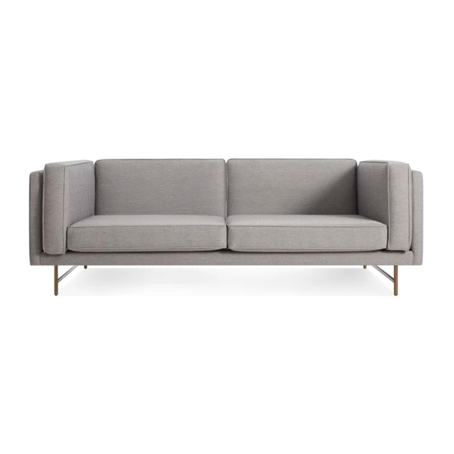 Wayfair Dark Gray Fabric 2 Seater Sofa - image-3