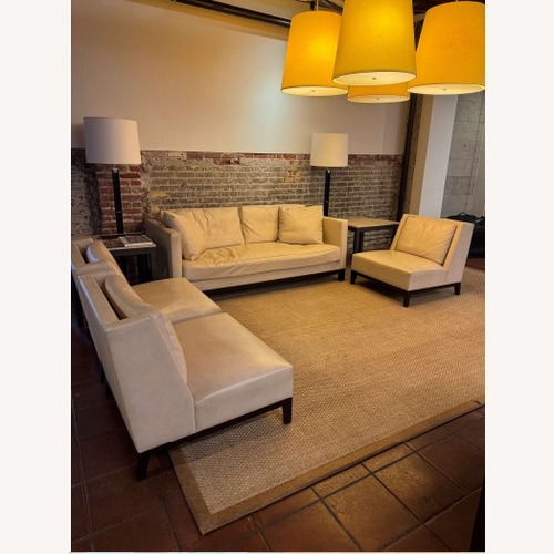 Used Christian Liagre Leather Armchairs  for sale on AptDeco