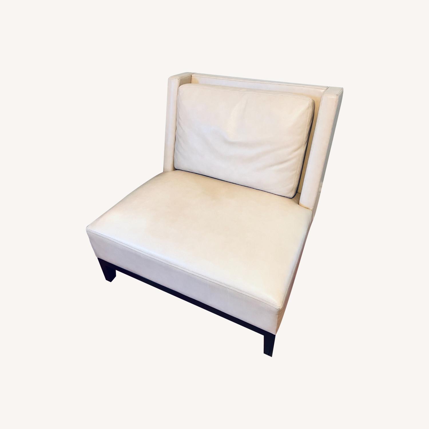 Christian Liagre Leather Armchairs - image-0