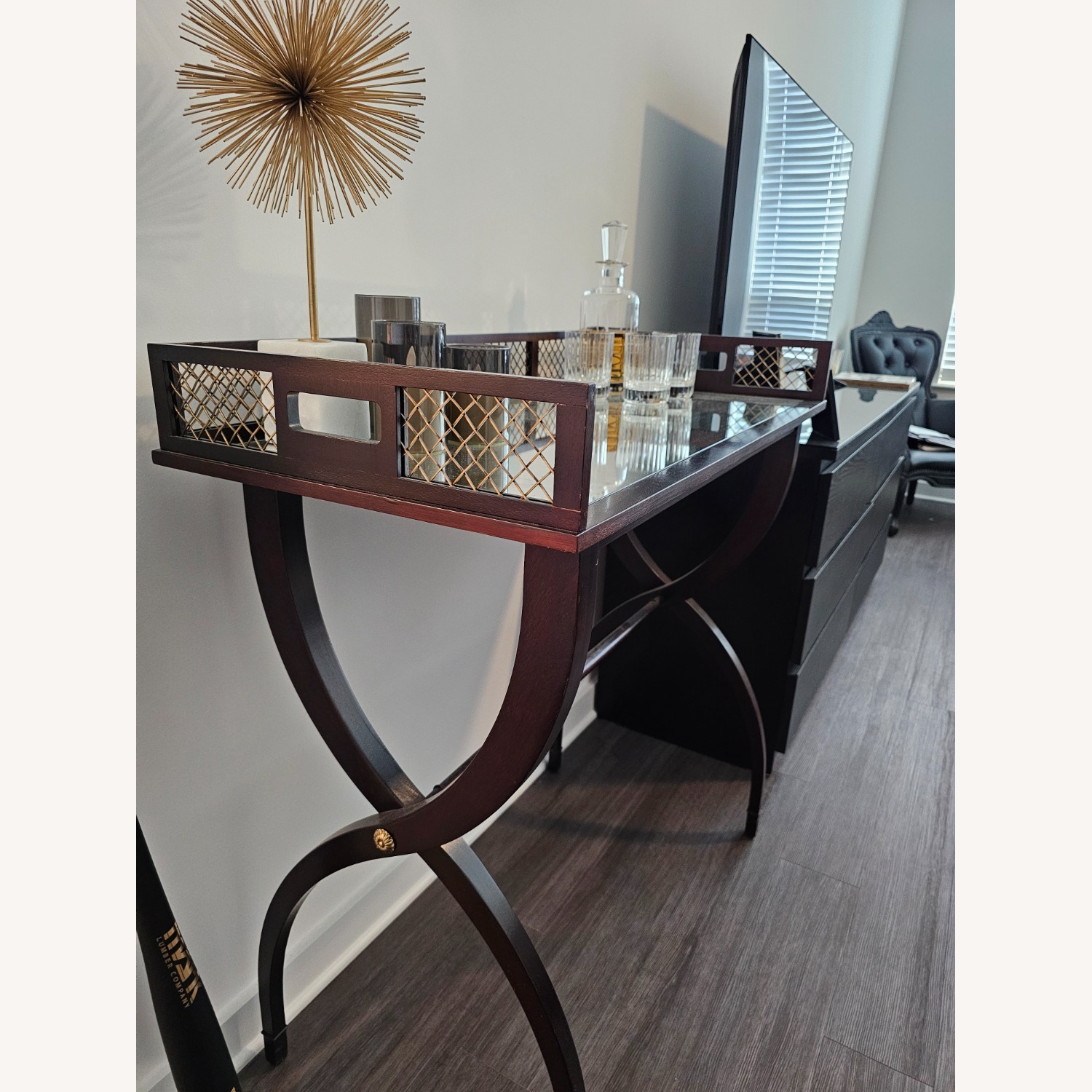 Baker Furniture by Barbara Barry Bar Drink Cart - image-4