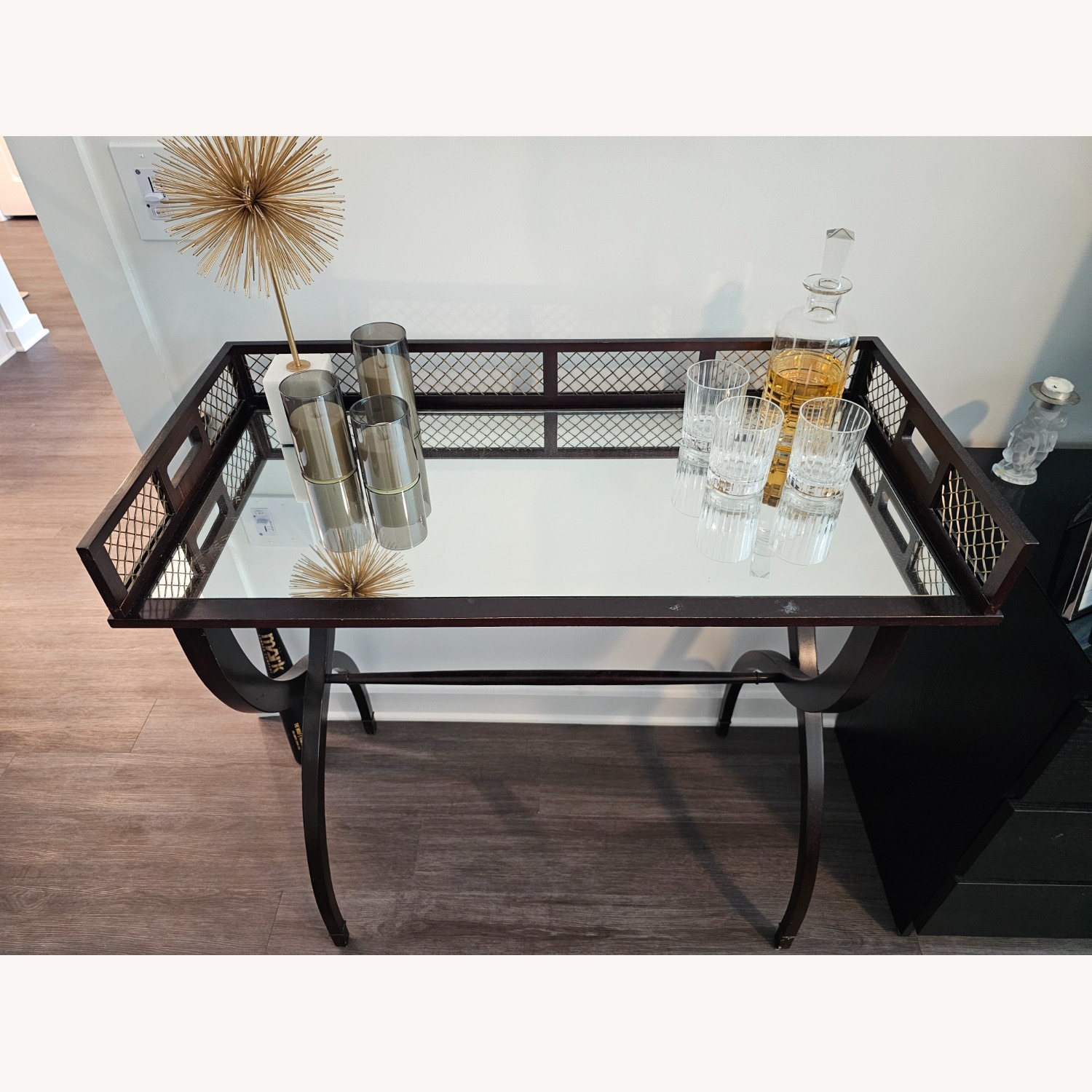 Baker Furniture by Barbara Barry Bar Drink Cart - image-5