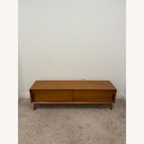Used West Elm Mid-century Modern Natural Wood Sideboard for sale on AptDeco