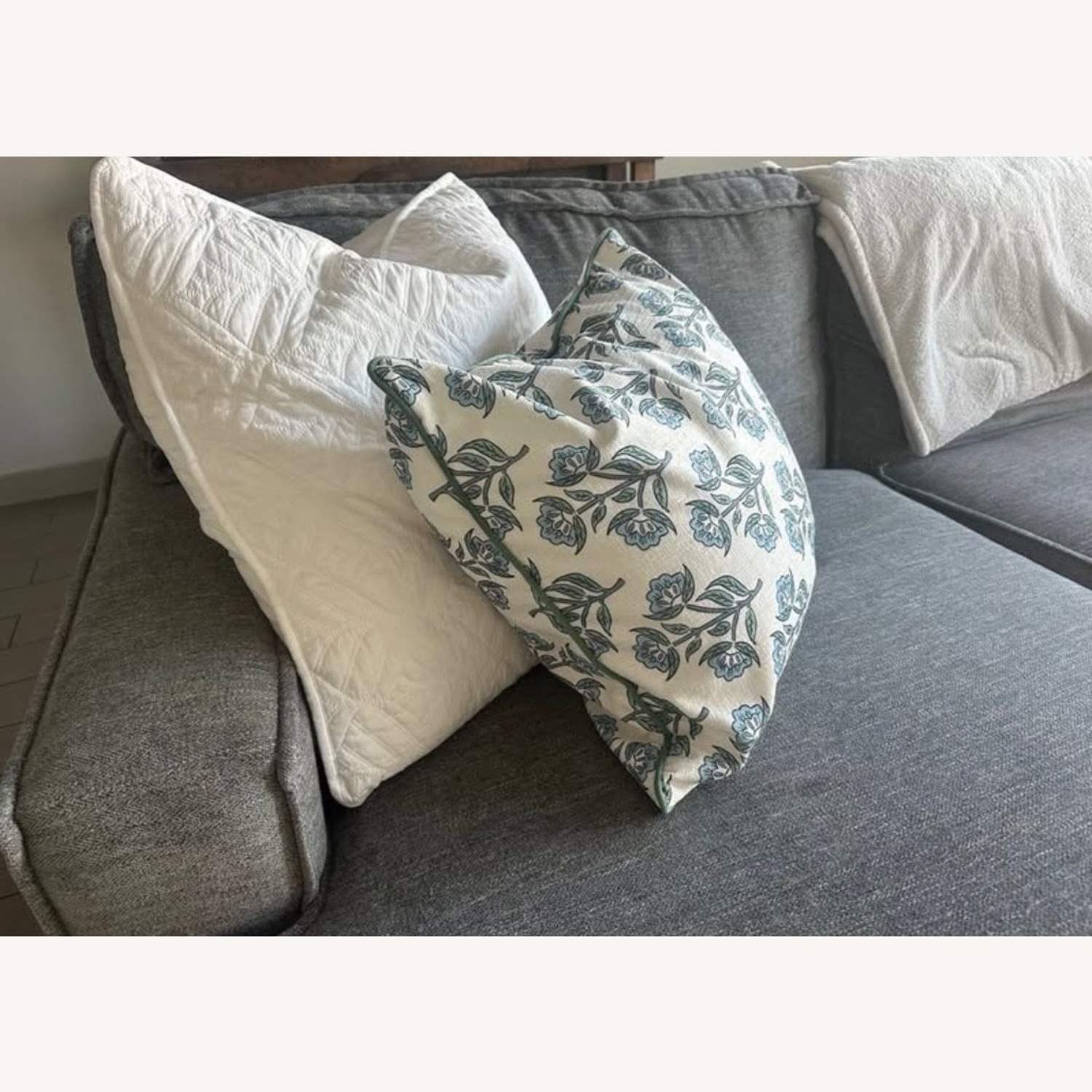 Ashley Furniture Light Gray 2 Piece Sectional - image-4