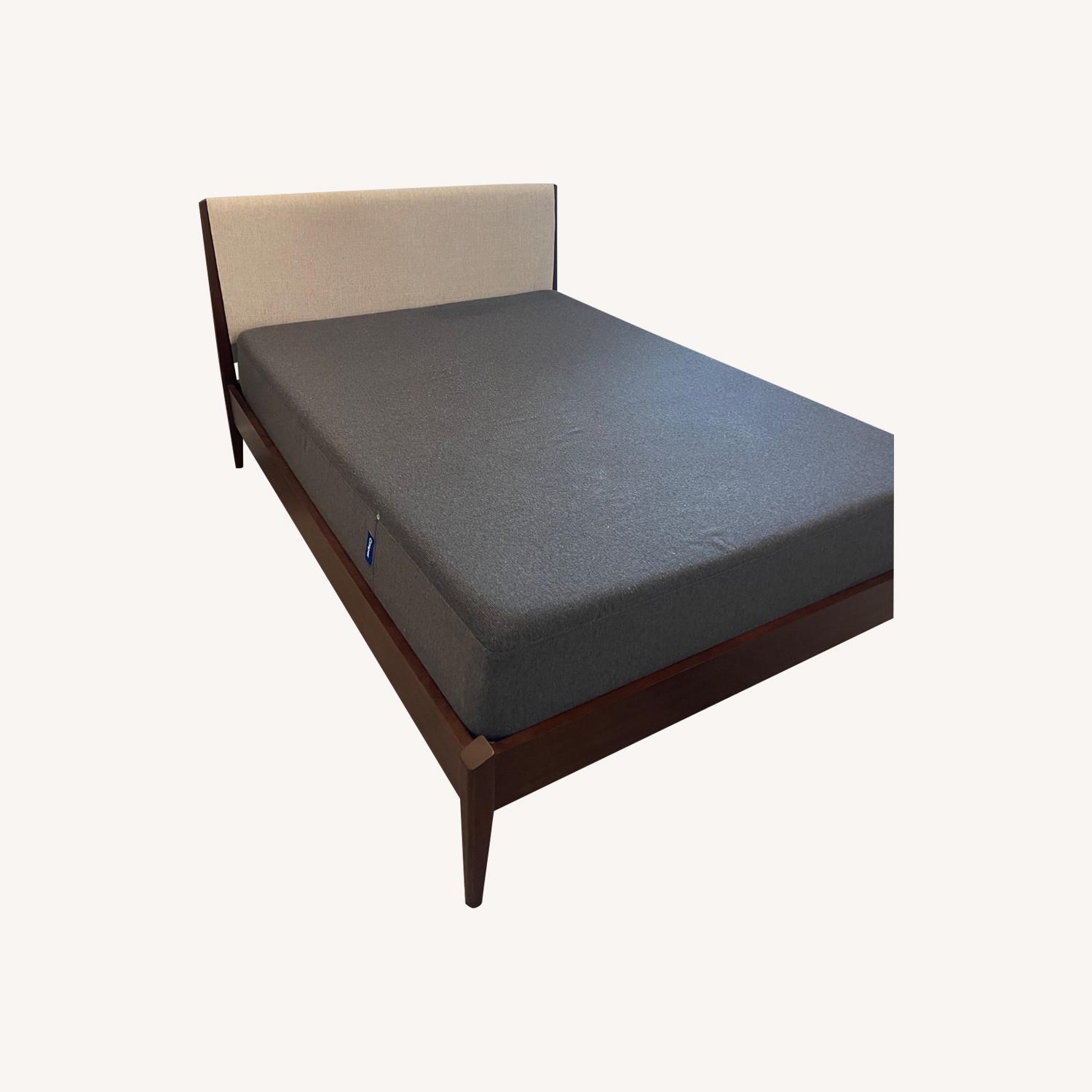 West Elm Mid-Century Upholstered Bed - image-4