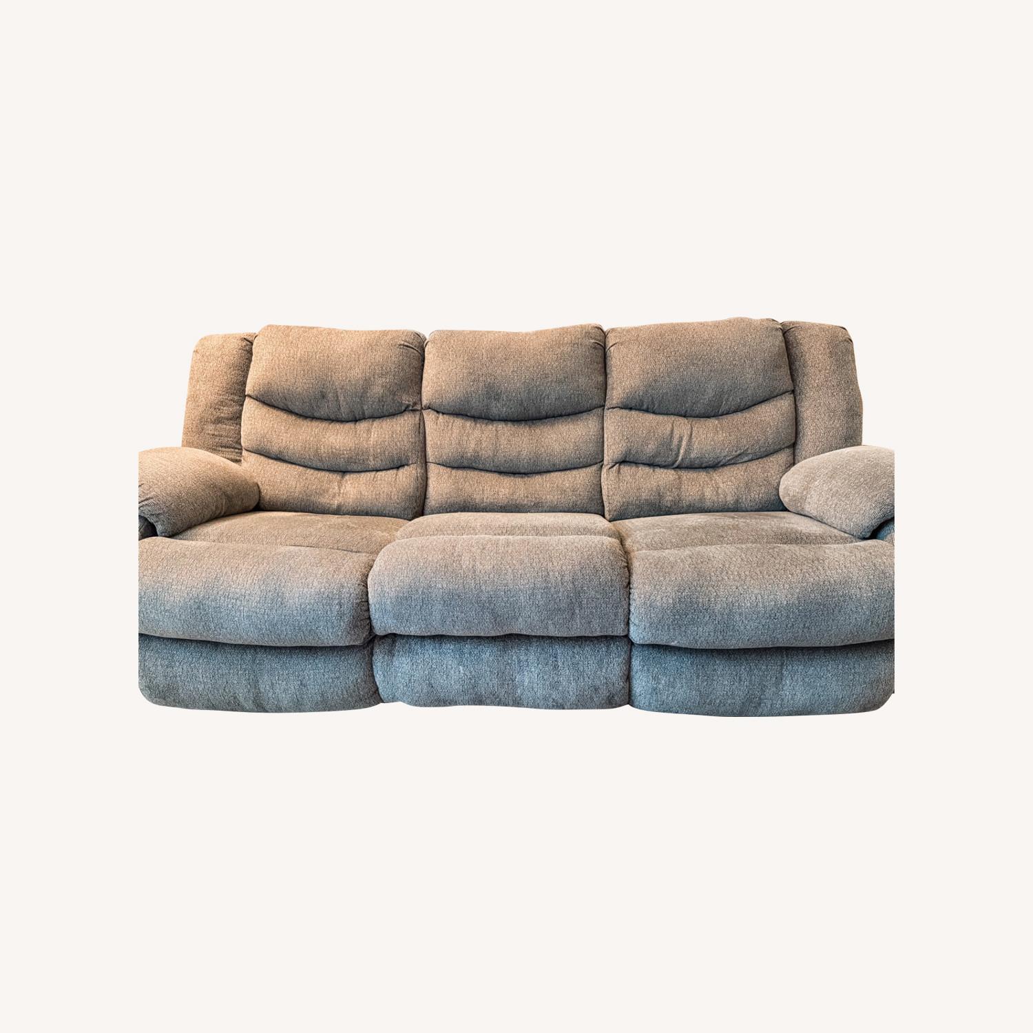 Tulen Dark Gray 3 Seater Recliner Sofa - image-0