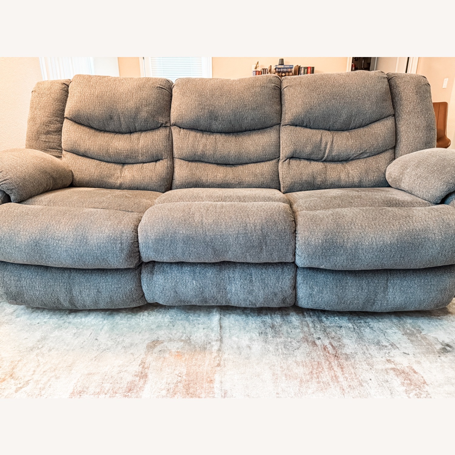 Tulen Dark Gray 3 Seater Recliner Sofa - image-1