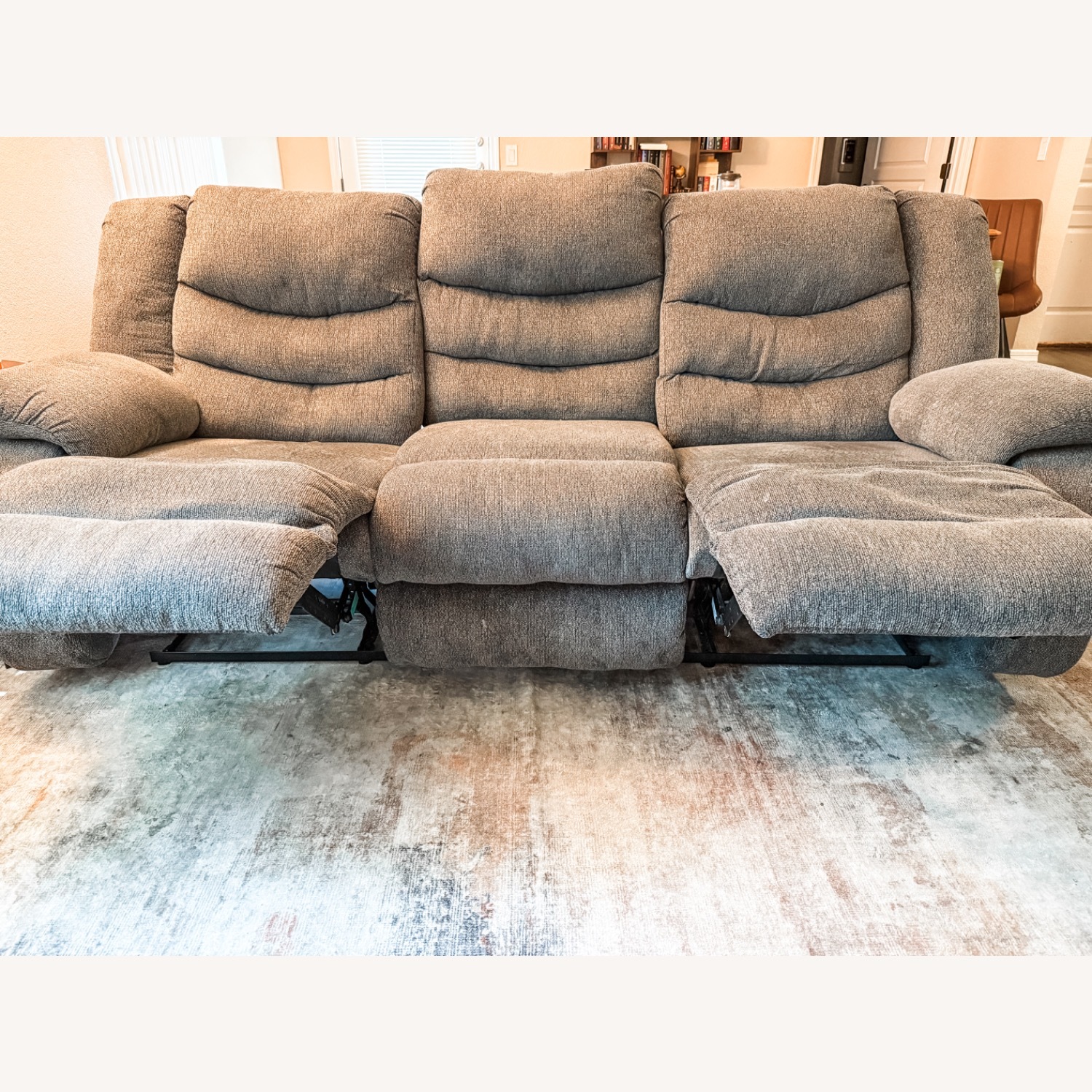 Tulen Dark Gray 3 Seater Recliner Sofa - image-2