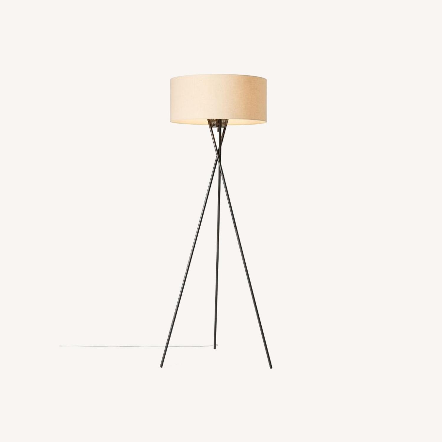 West Elm Mid-Century Tripod Floor Lamp (66") - image-0