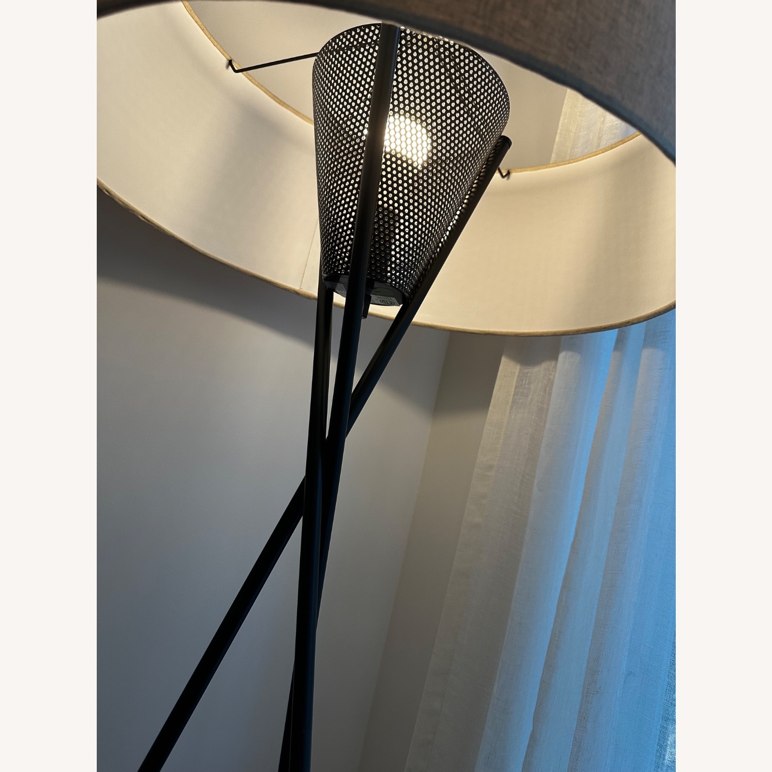 West Elm Mid-Century Tripod Floor Lamp (66") - image-3
