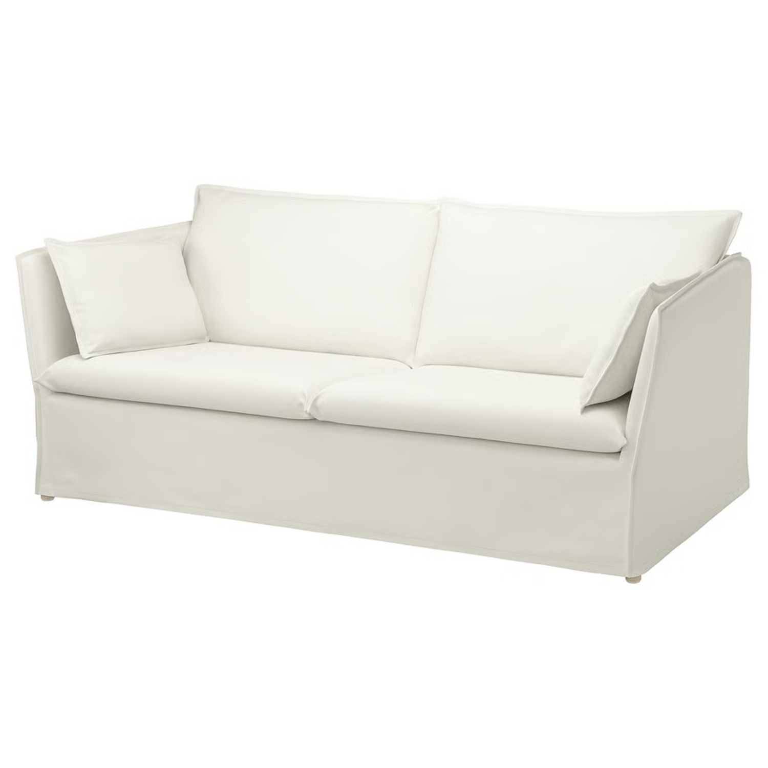 IKEA Backsälen White Fabric 2 Seater Sofa - image-7