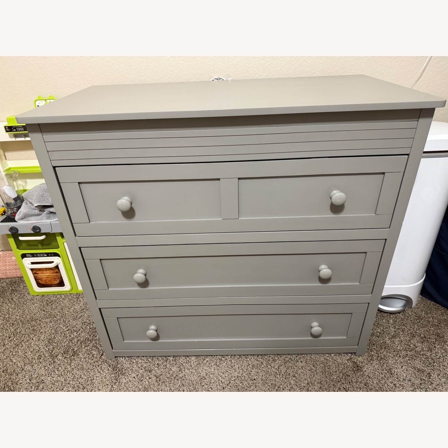 Grey Kid’s 3-Drawer Dresser - image-2