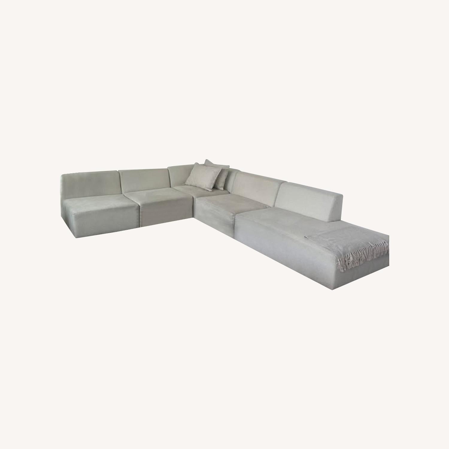 Floyd Form Natural Fabric 3+ Piece Sectional - image-0