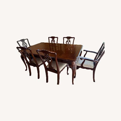 Used Ethan Allen Georgian Court Dining Set for sale on AptDeco