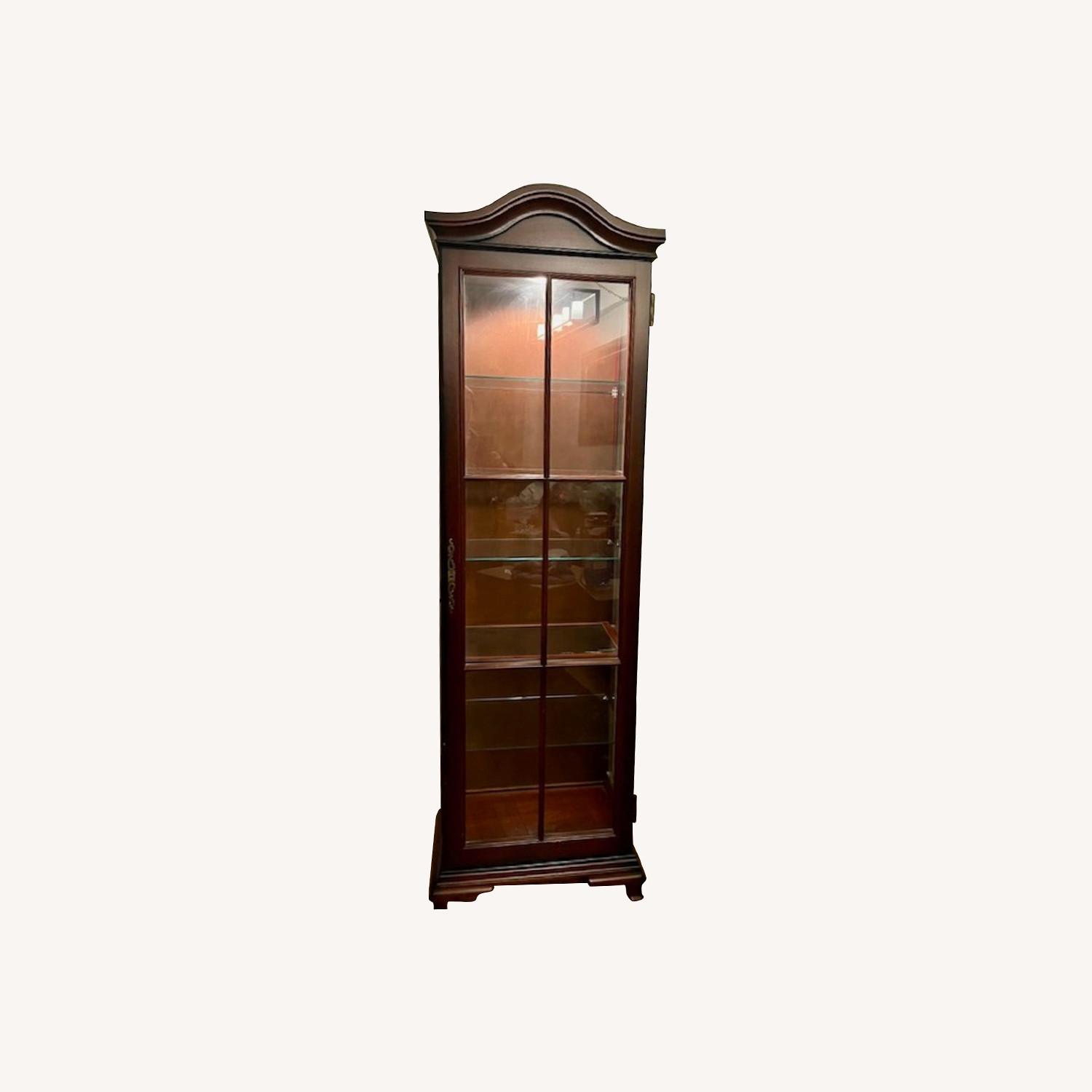 The Bombay Company Dark Brown Armoire - image-0