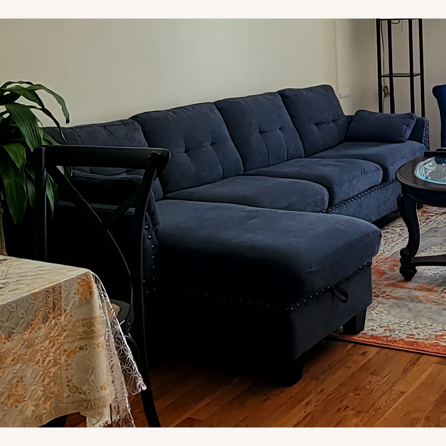 Andover Mills Dark Gray Wood 3+ Piece Sectional - image-1