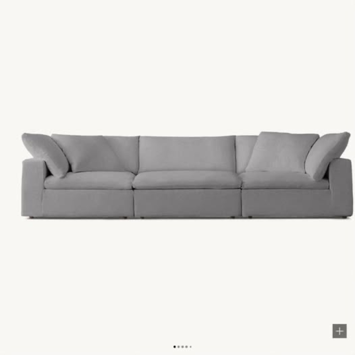 Restoration Hardware Cloud 6 pc Cloud Couch Sectional  - image-4