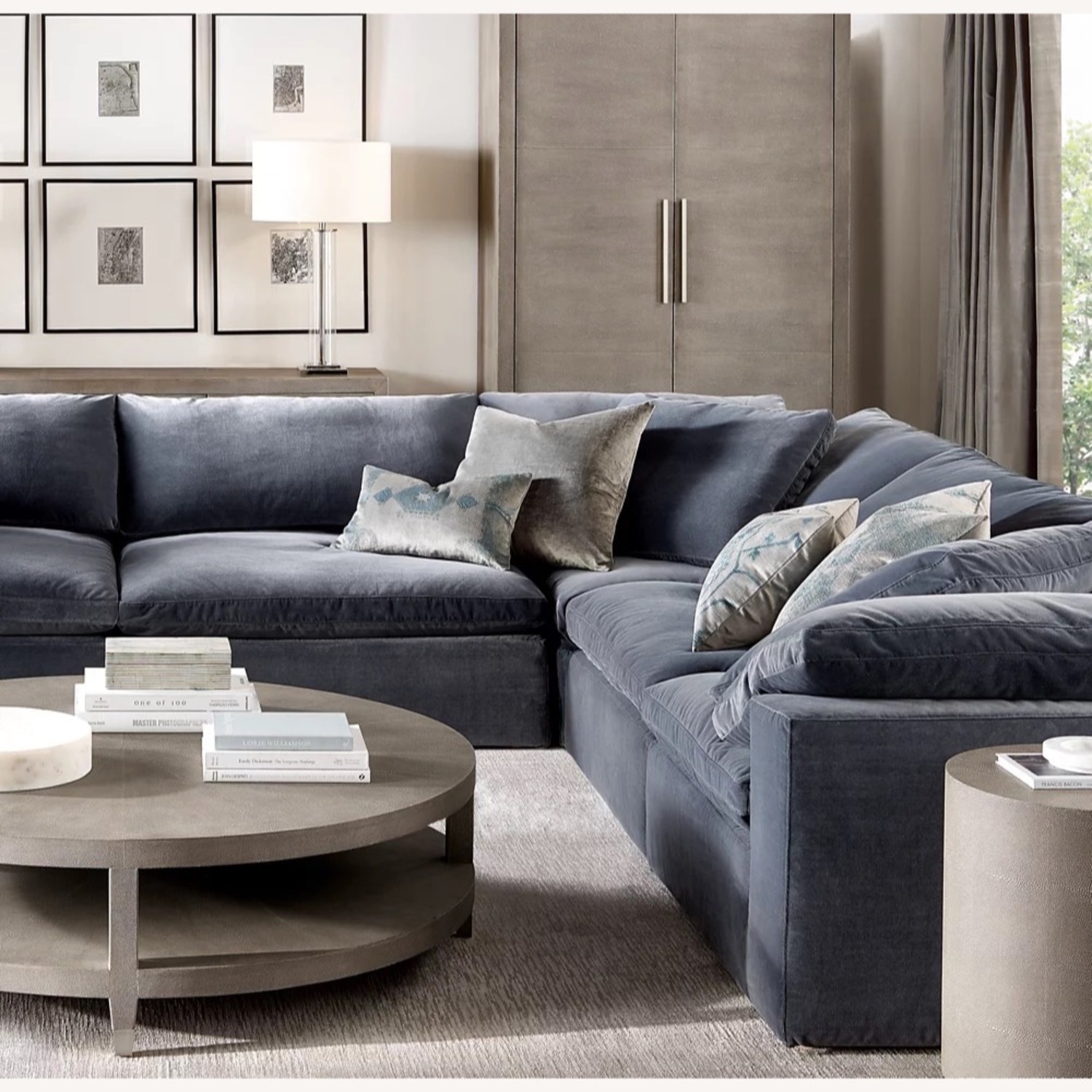 Restoration Hardware Cloud 6 pc Cloud Couch Sectional  - image-3