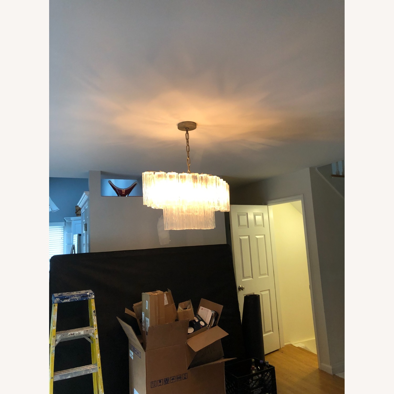 Transparent Glass Ceiling Lamp - image-4