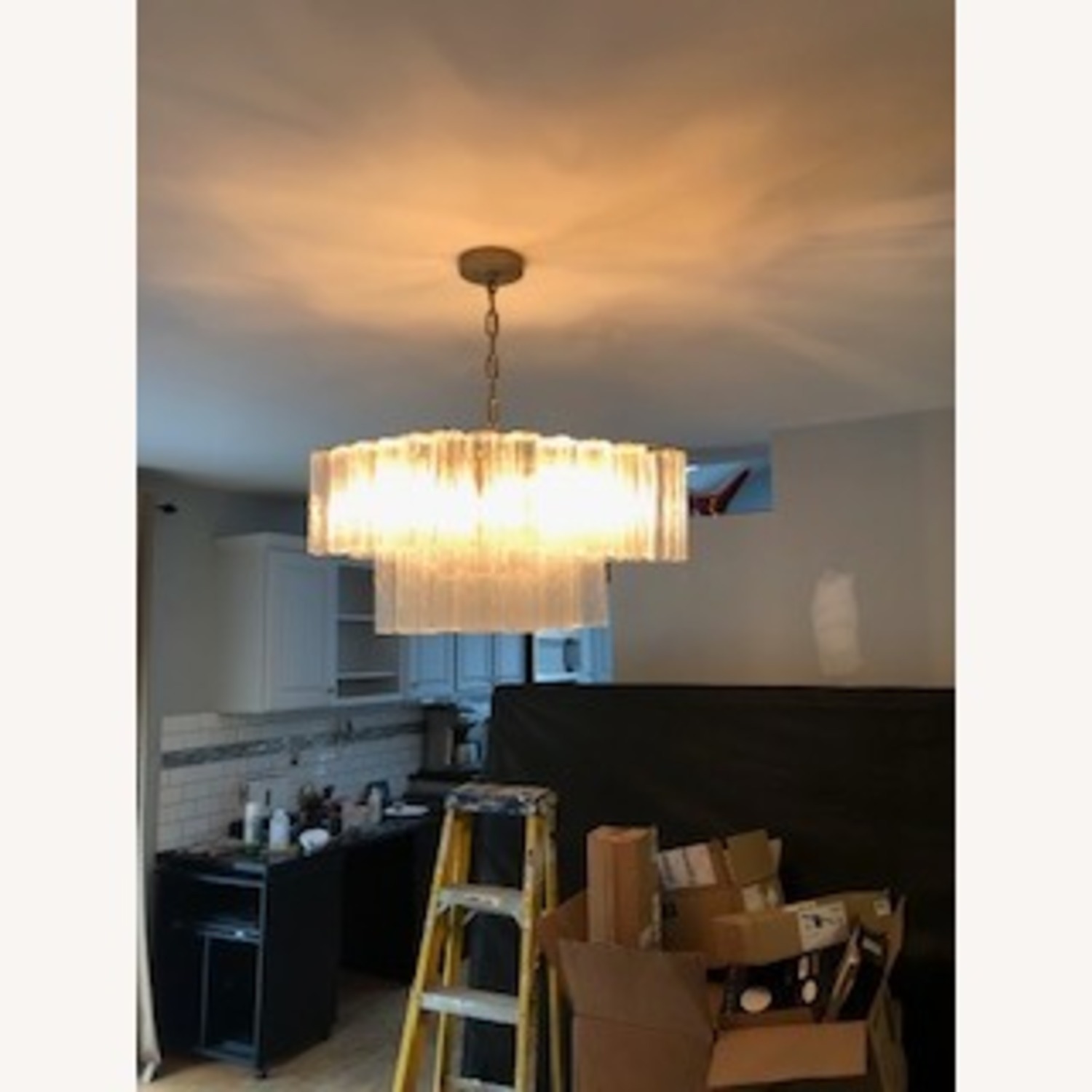 Transparent Glass Ceiling Lamp - image-3