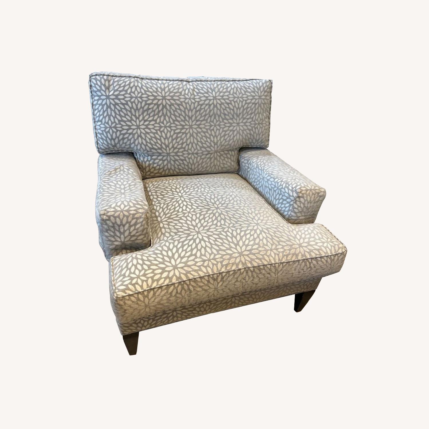 Kravet Custom Pelham Style Slip-Cover Arm Chair - image-0