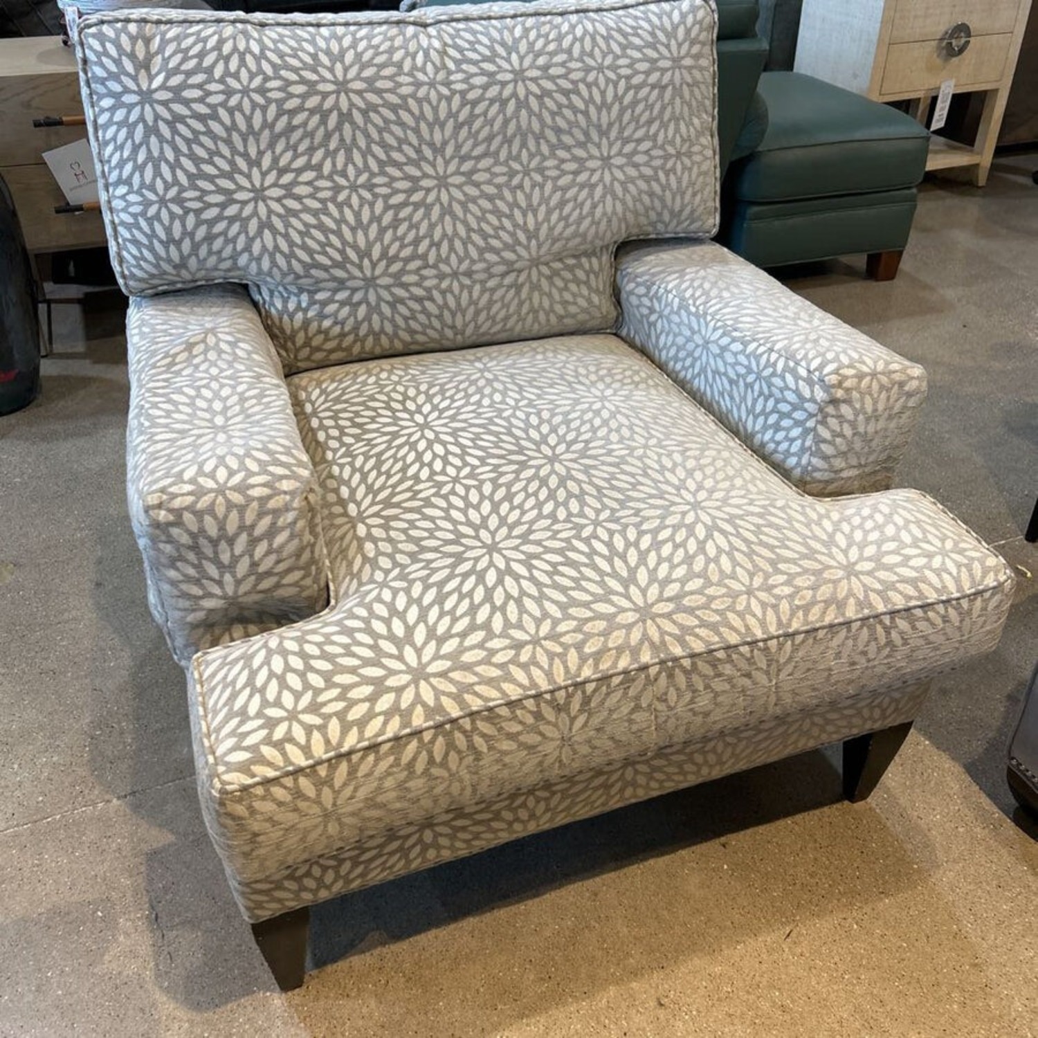 Kravet Custom Pelham Style Slip-Cover Arm Chair - image-1