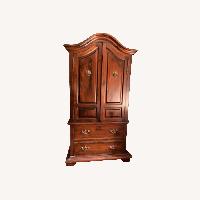 Century Furniture Dark Brown Wood Armoire